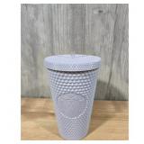 Starbucks White Studded Siren Tumbler 16oz