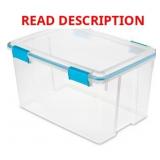 3ct Sterilite 54 Qt Gasket Box with Latches