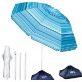 OutdoorMaster 7.2ft Beach Umbrella for Sand