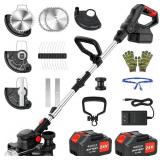 24V 8" Cordless Weed Wacker, 3-in-1 Trimmer