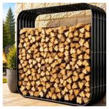 49in Firewood Rack with Cover Roof