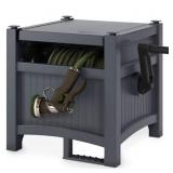 Suncast 100 ft Hose Hideaway Storage, Grey