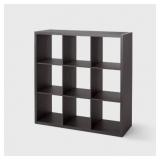 9 Cube Organizer Black Oak - Brightroom