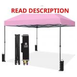 CROWN SHADES 10x10 Pop Up Canopy Tent, Pink