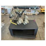 Light, tv stand