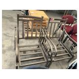 2 ct. Patio chairs (no cushions)