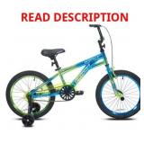 Kent Glitch BMX 18" Kids Bike, Blue/Green