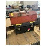 Metal and plastic tool box