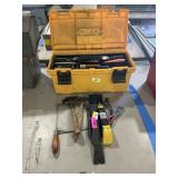 Tool box with tools