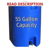 WaterPrepared 55-Gallon Plastic Water Tank