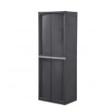 Sterilite Gray 2-Door Cabinet