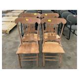 4 ct oak chairs