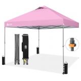 CROWN SHADES 10x10 Pop Up Canopy Tent Pink