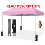CROWN SHADES 10x10 Pop Up Canopy Tent Pink