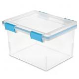 4ct Sterilite 32-Qt Gasket Box, Blue