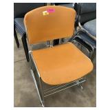 4 ct. stacking plastic chairs