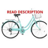 "26" Beach Cruiser Bike, 7 Speed"