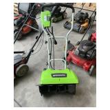 Greenworks electric snowblower