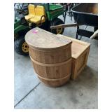 Wooden storage containers
