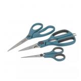 2 ct 3-Piece Household Scissors Set
