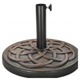 Elevon 35-Pound Round Umbrella Base, Bronze