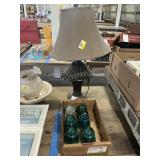 Lamp, insulators