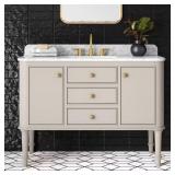 Collette 48 in. Bath Vanity w/ Marble Top
