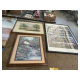 Assorted wall art and pictures