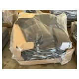 Blue sectional piece