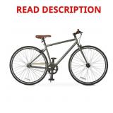 Concord Envoy City Road Fixie Bike, Grey