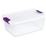 Sterilite 15-Quart ClearView Latch Box Tote