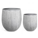 Worth 12 in Pots: MgO Cement, Grey