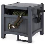 Suncast 100 ft Garden Hose Reel Hideaway Grey