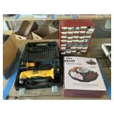 DeWalt cordless drill, organizer, s