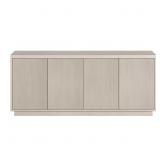 Hanson 57.13 in. Alder White TV Stand 65" TV