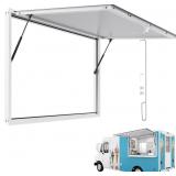 VEVOR Concession Window 60x36 in Awning Door