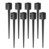 VEVOR Fence Post Anchor 8 Pack, 36x4 OD Spike