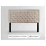 Resident Hampton Linen King Upholstered Headboard