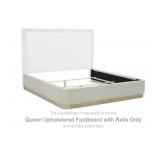 4ct. Ashley Upholstered Footboard with Rails