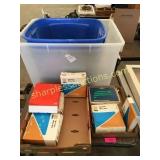 Car parts & plastic tubs