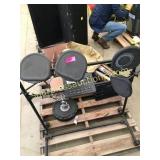 24 bit drum machine, records, misc