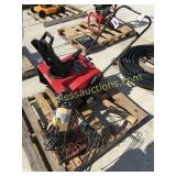 Toro snow blower & misc