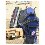 Tent, trampoline & misc