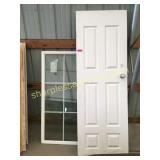 Interior door, window