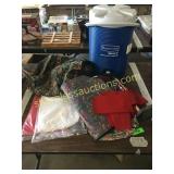 Water cooler, placemats, miscq