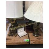 Table lamps, jewelry boxes