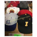 Baseball caps, fedora