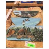 Wall art, burlap bag