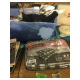 Record player, heated blanket, misc