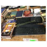 Books, keyboards, misc